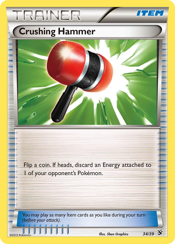 2013 Kalos Starter Set Crushing Hammer Starter Set #34/39 Starter Set card image