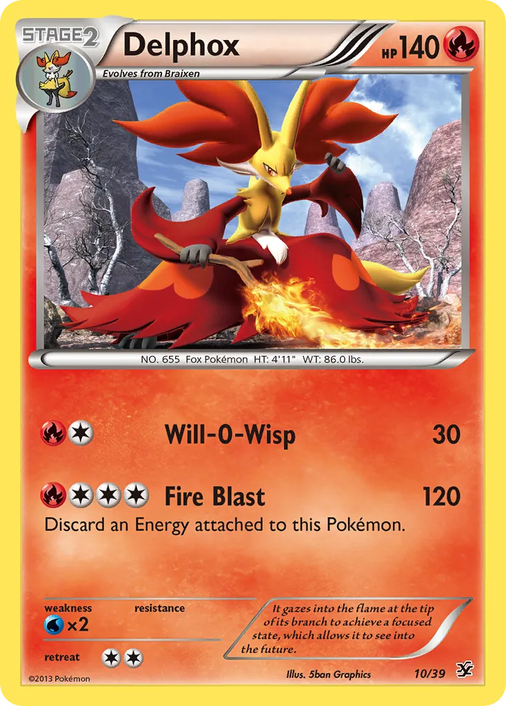 2013 Kalos Starter Set Delphox Starter Set #10/39 Starter Set card image
