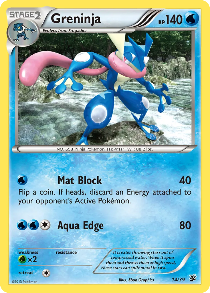 2013 Kalos Starter Set Greninja Starter Set #14/39 Starter Set card image