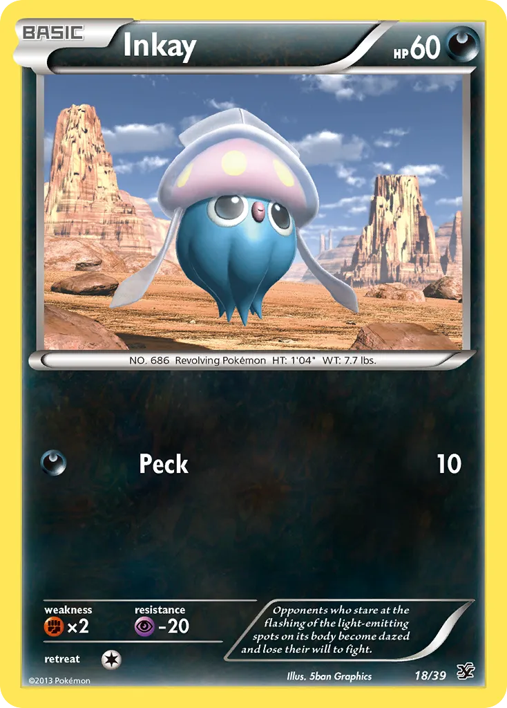 2013 Kalos Starter Set Inkay Starter Set #18/39 Starter Set card image