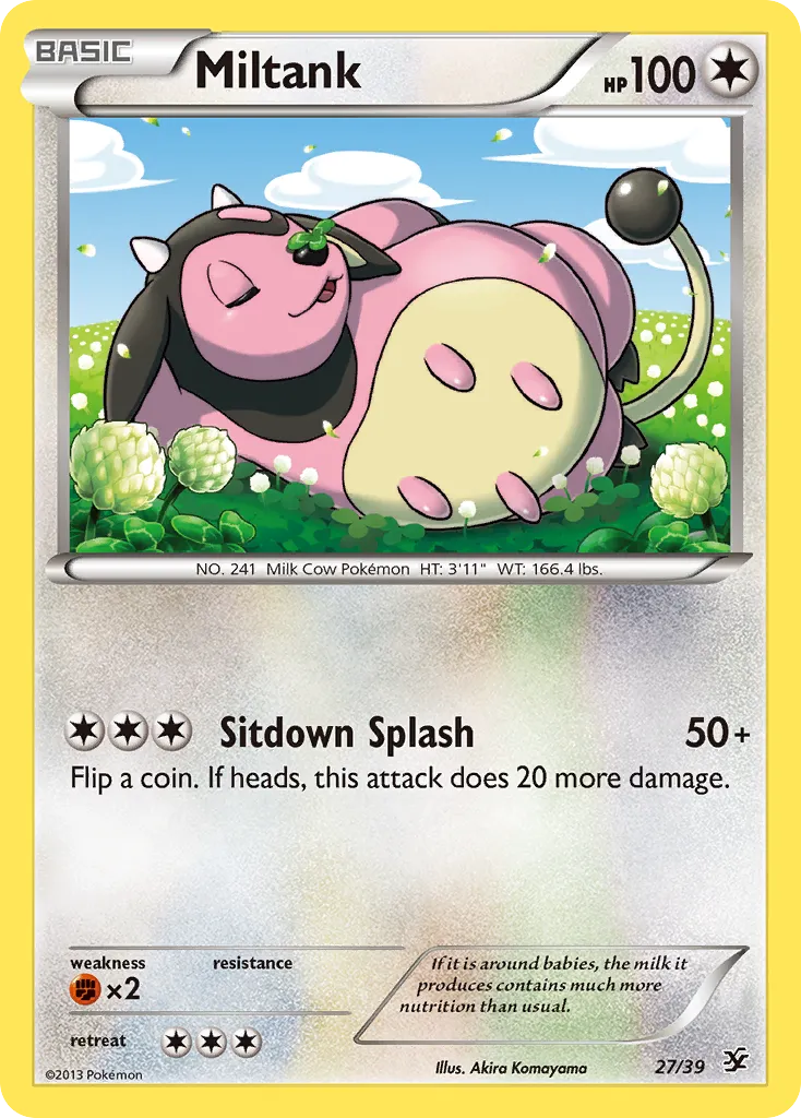 2013 Kalos Starter Set Miltank Starter Set #27/39 Starter Set card image