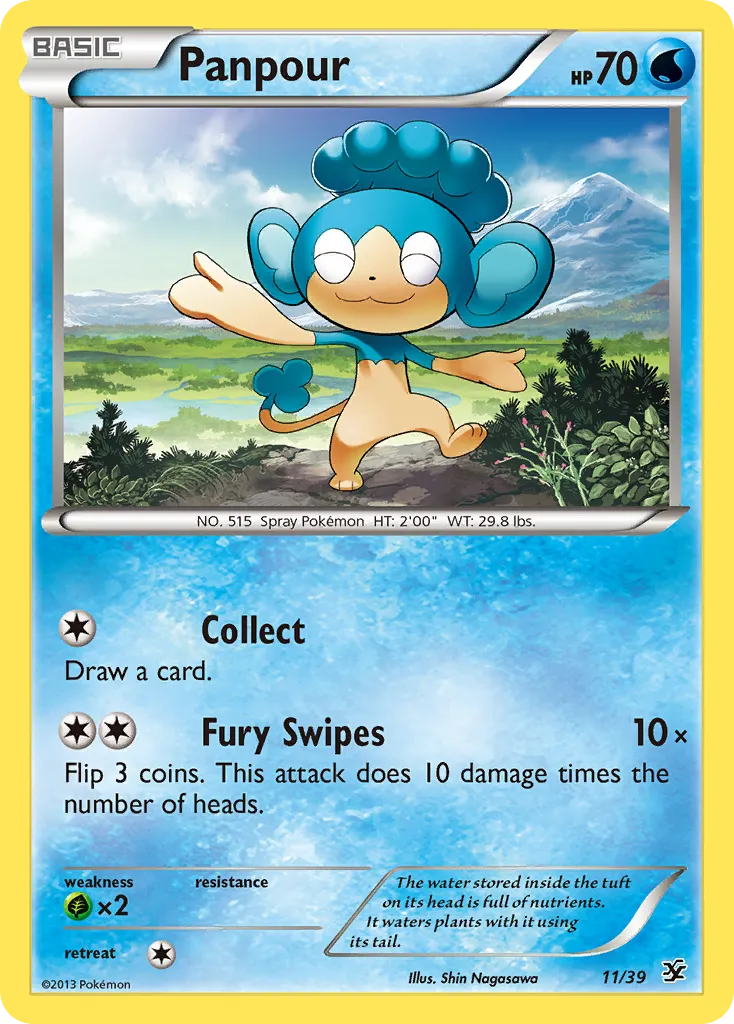 2013 Kalos Starter Set Panpour Starter Set #11/39 Starter Set card image