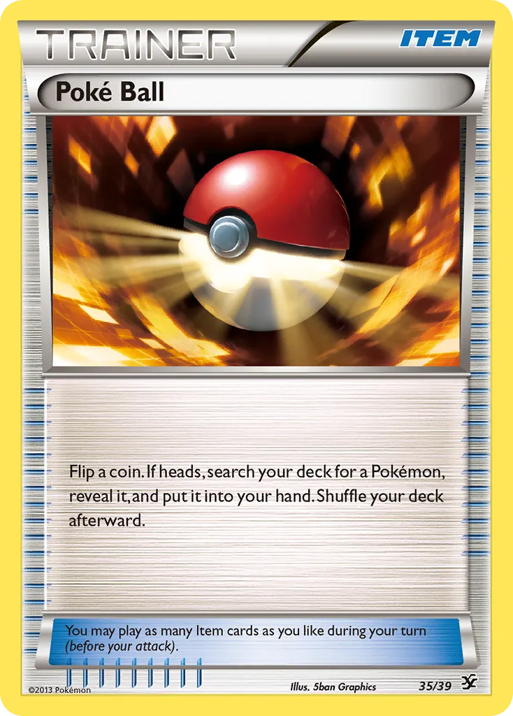 2013 Kalos Starter Set Poké Ball #35/39 card image