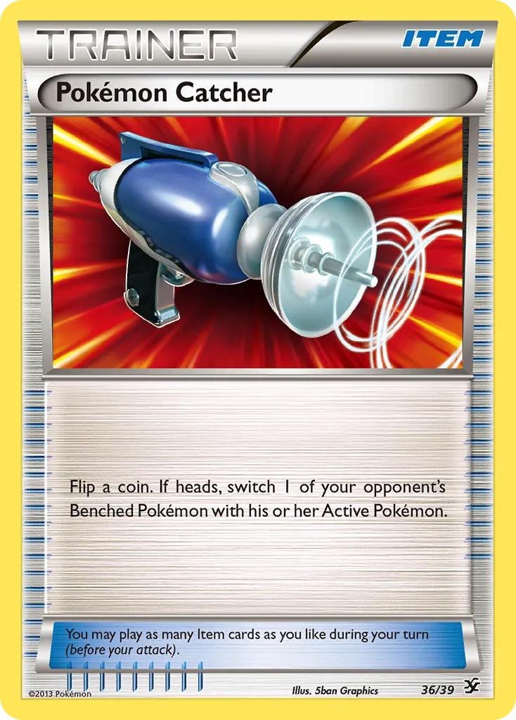 2013 Kalos Starter Set Pokémon Catcher #36/39 card image