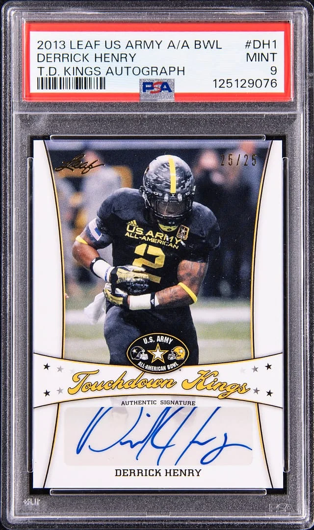 2013 Leaf Derrick Henry US Army All-American Bowl Touchdown Kings Autograph #DH1 card image
