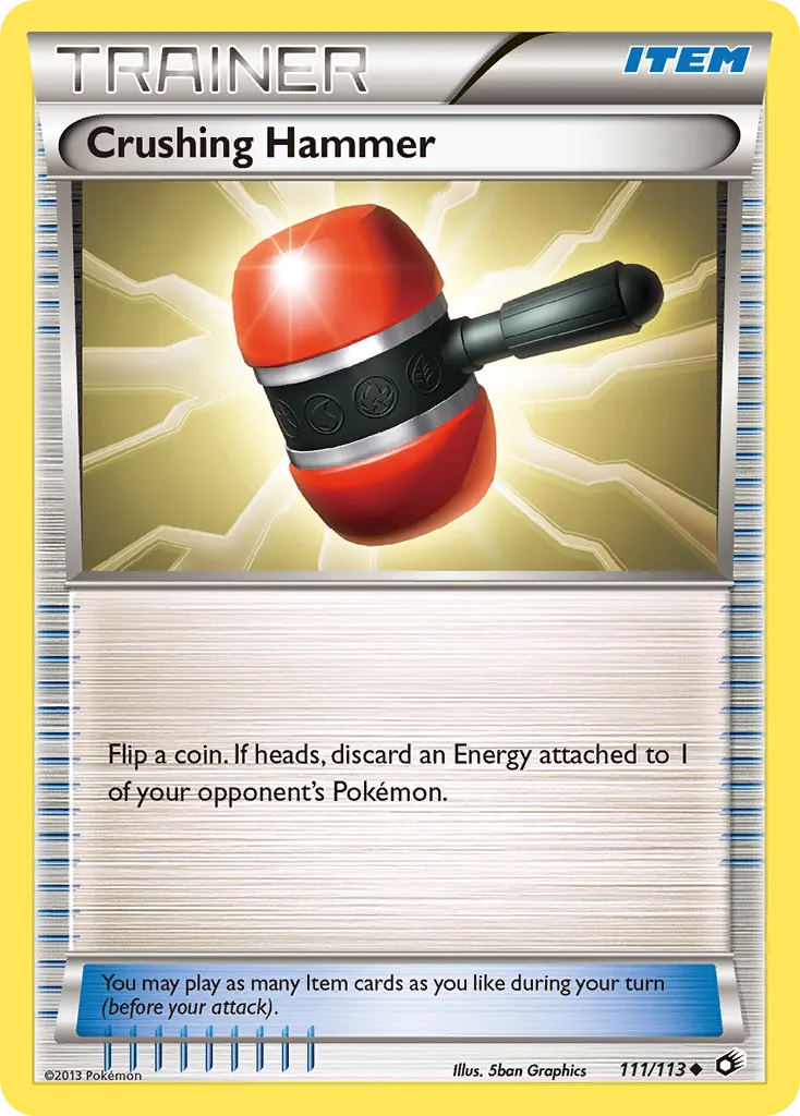 2013 Legendary Treasures Crushing Hammer #111/113 Uncommon card image