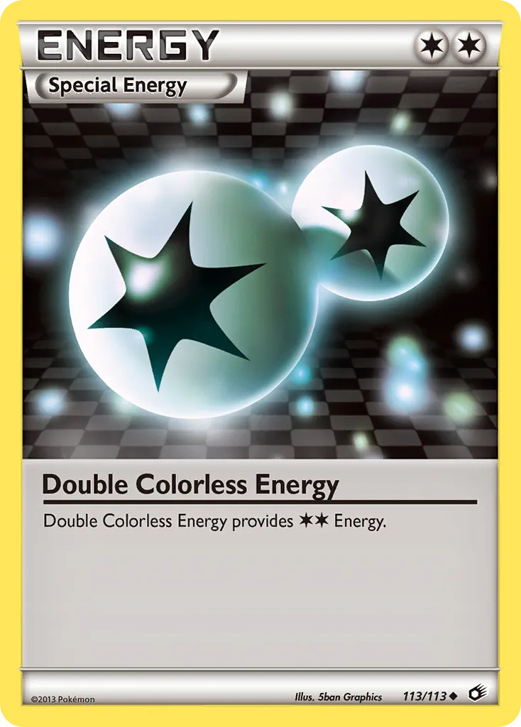 2013 Legendary Treasures Double Colorless Energy #113/113 Uncommon card image