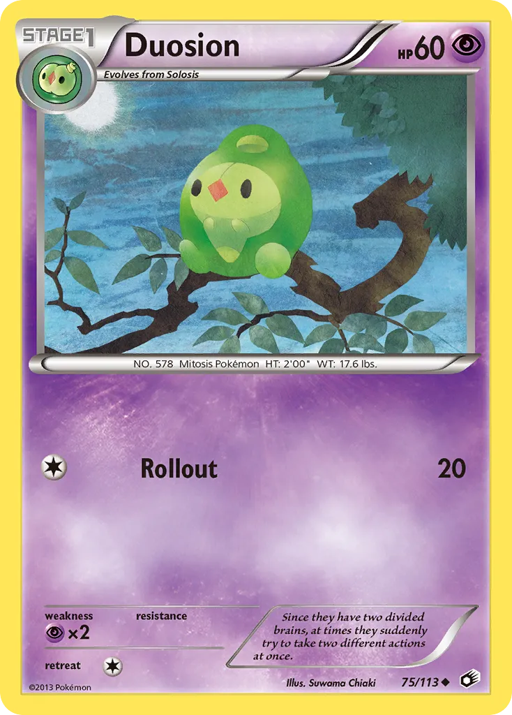 2013 Legendary Treasures Duosion #075/113 Uncommon card image
