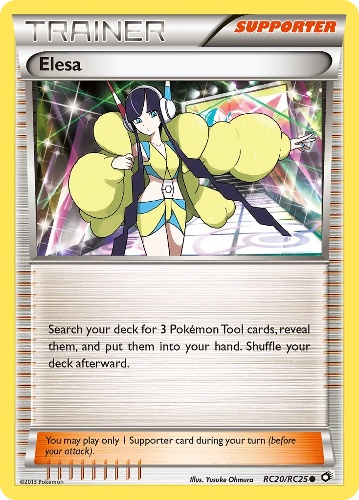 2013 Legendary Treasures Elesa Common #RC20 Common card image