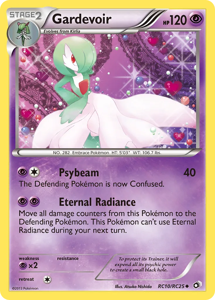2013 Legendary Treasures Gardevoir #RC10 Uncommon card image