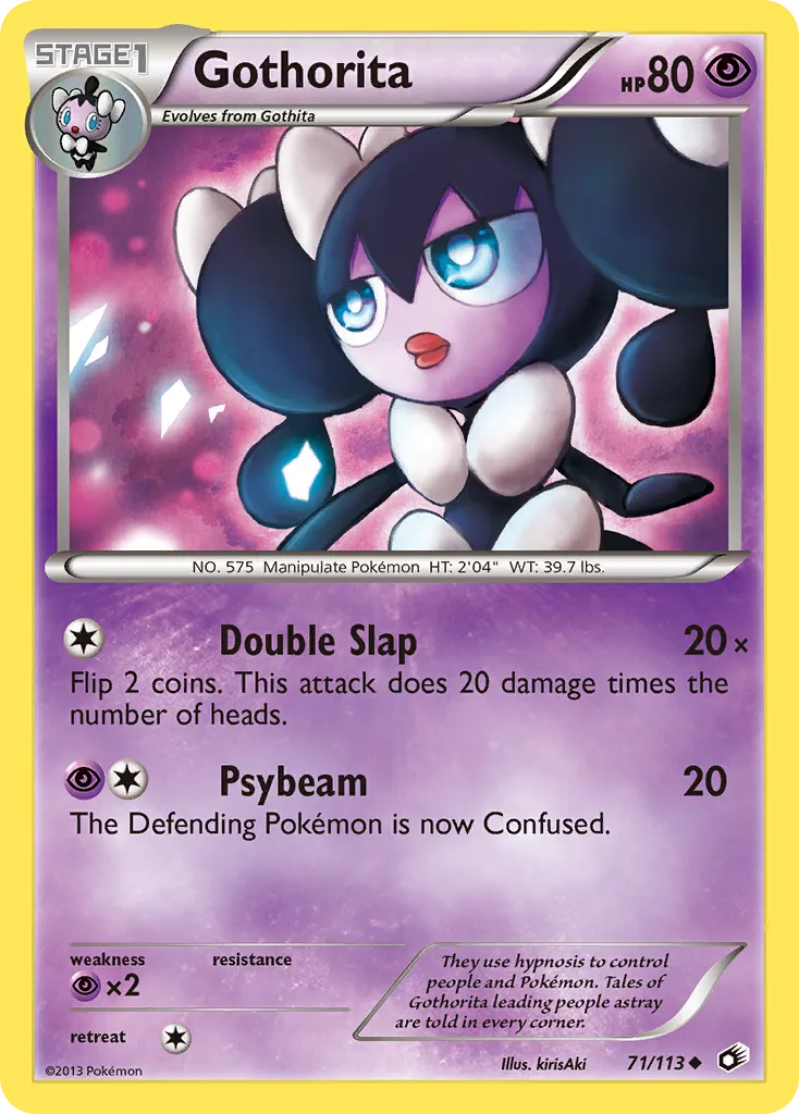2013 Legendary Treasures Gothorita #071/113 Uncommon card image
