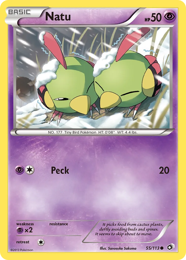 2013 Legendary Treasures Natu Common #055/113 Common card image