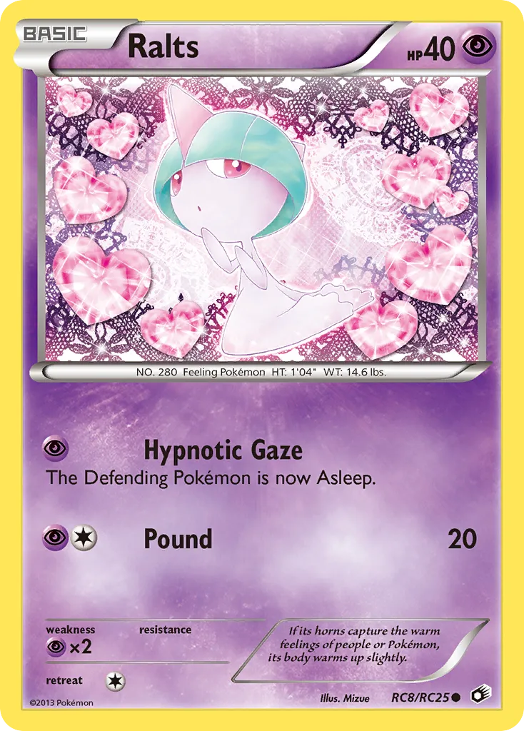 2013 Legendary Treasures Ralts Common #059/113 Common card image