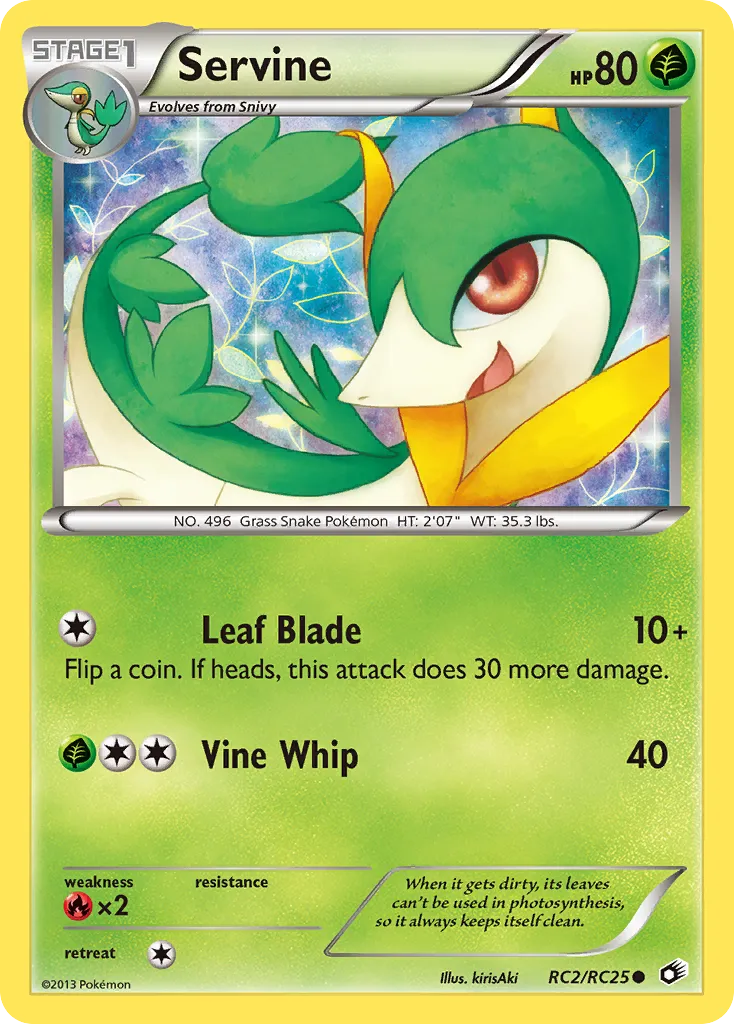 2013 Legendary Treasures Servine #RC2 Common card image
