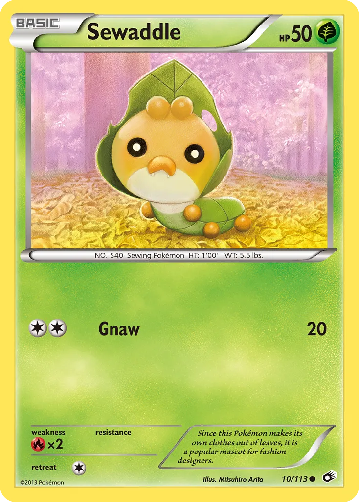 2013 Legendary Treasures Sewaddle #010/113 Common card image