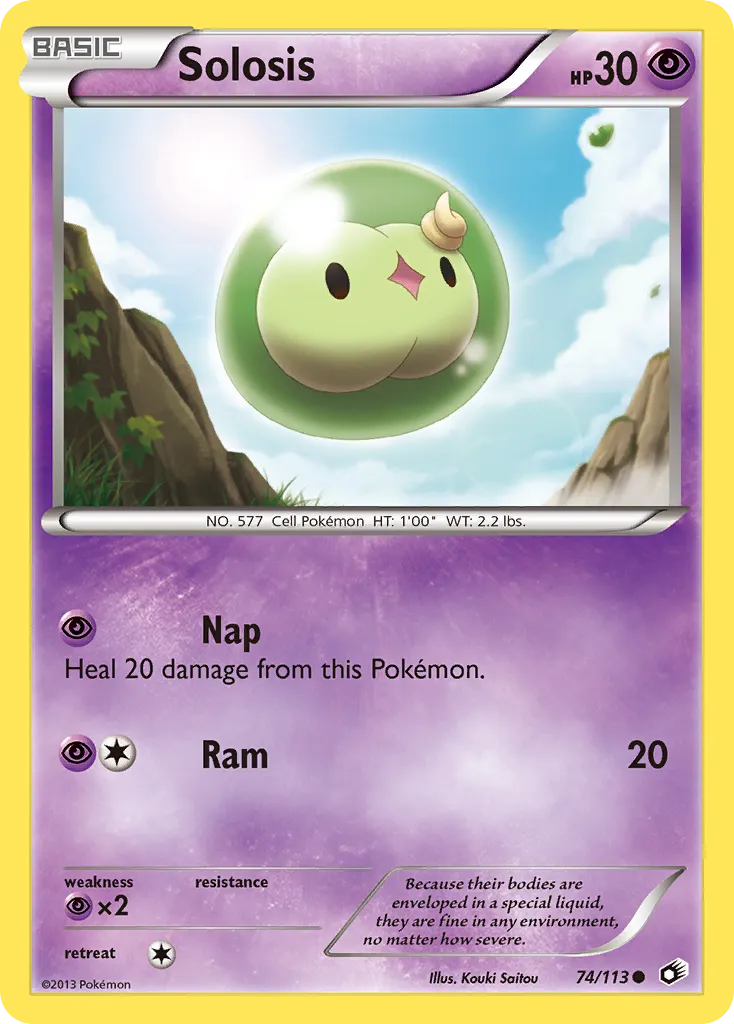 2013 Legendary Treasures Solosis #074/113 Common card image