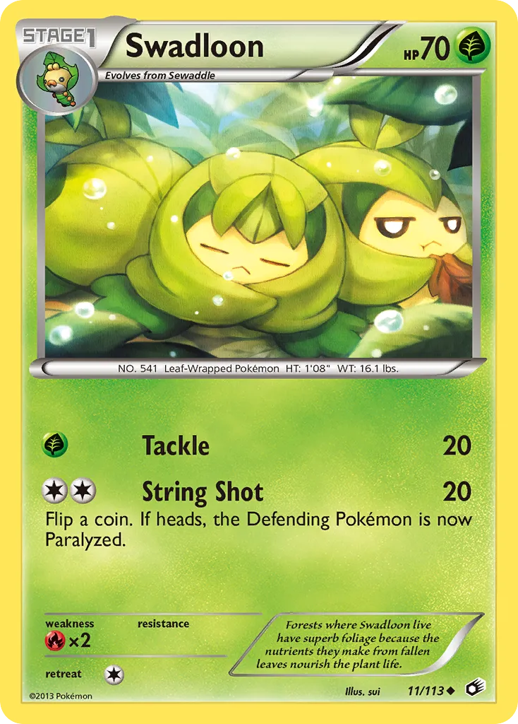 2013 Legendary Treasures Swadloon #011/113 Uncommon card image