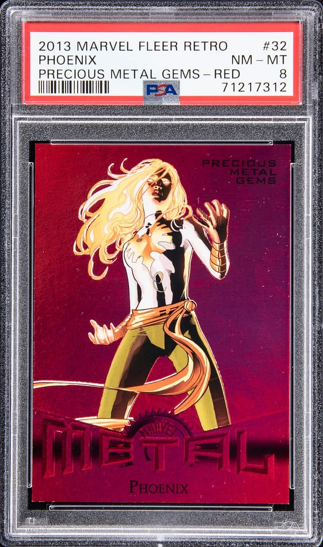 2013 Marvel Fleer Precious Metal Gems Red Phoenix #32 card image