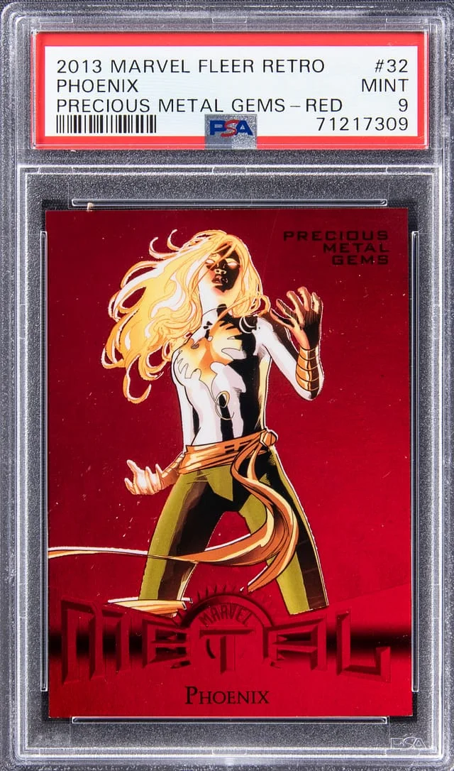 2013 Marvel Fleer Retro Precious Metal Gems (PMG) Red Phoenix #32 card image