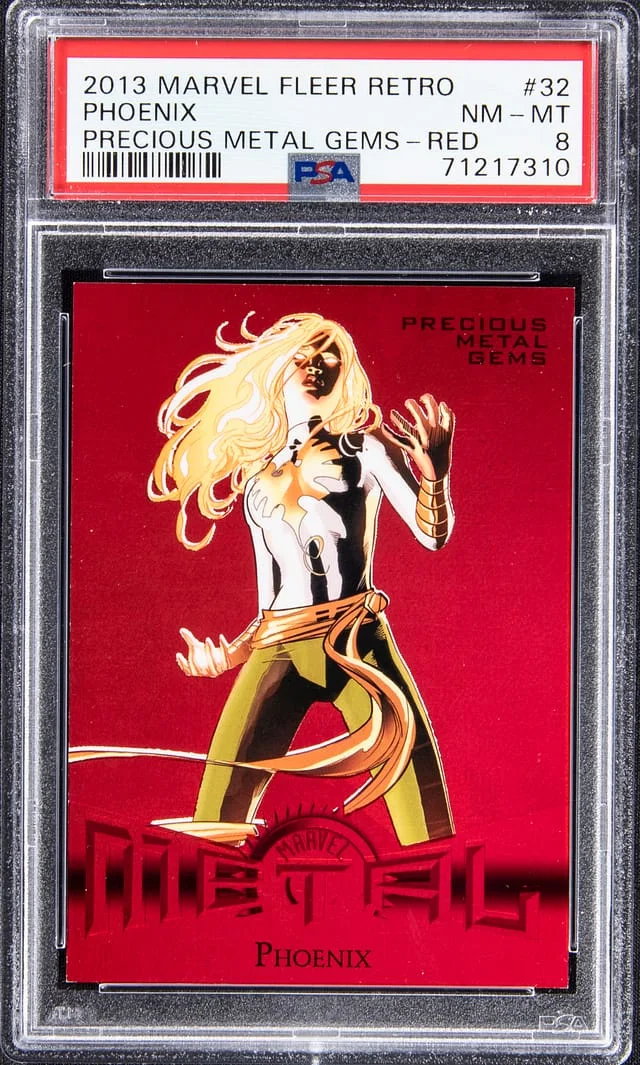 2013 Marvel Fleer Retro Precious Metal Gems Red Phoenix #32 card image