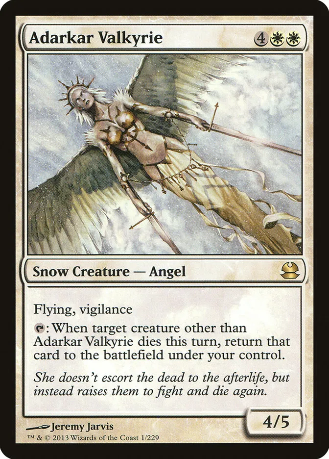 2013 Modern Masters Adarkar Valkyrie rare #1 unlisted card image