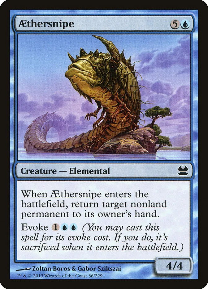 2013 Modern Masters Aethersnipe common #36 unlisted card image