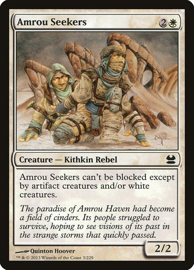 2013 Modern Masters Amrou Seekers common #3 unlisted card image