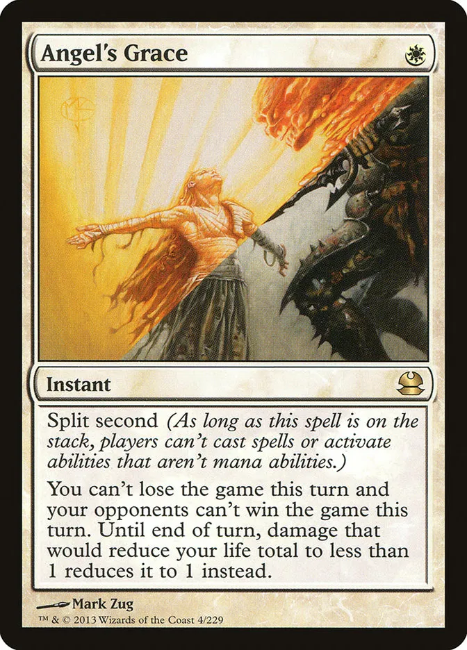 2013 Modern Masters Angel's Grace rare #4 unlisted card image
