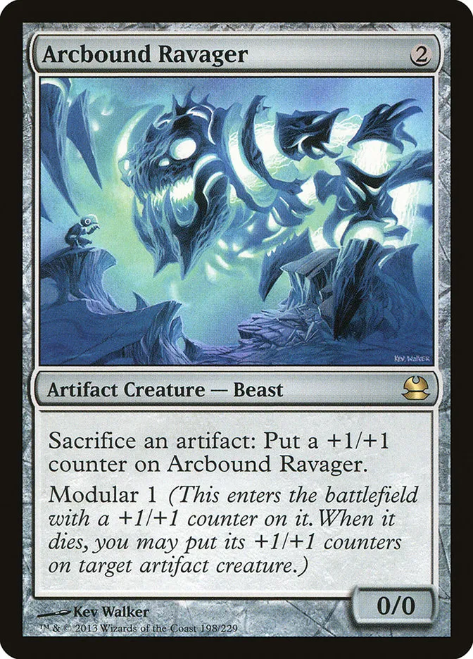 2013 Modern Masters Arcbound Ravager rare #198 unlisted card image