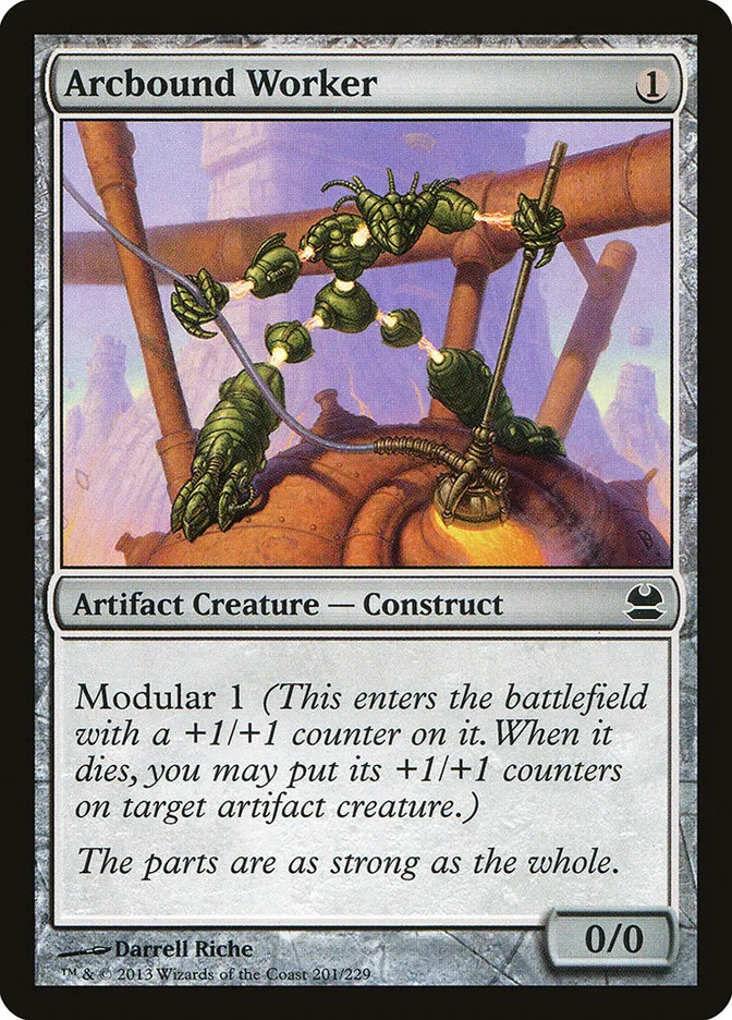 2013 Modern Masters Arcbound Worker common #201 unlisted card image