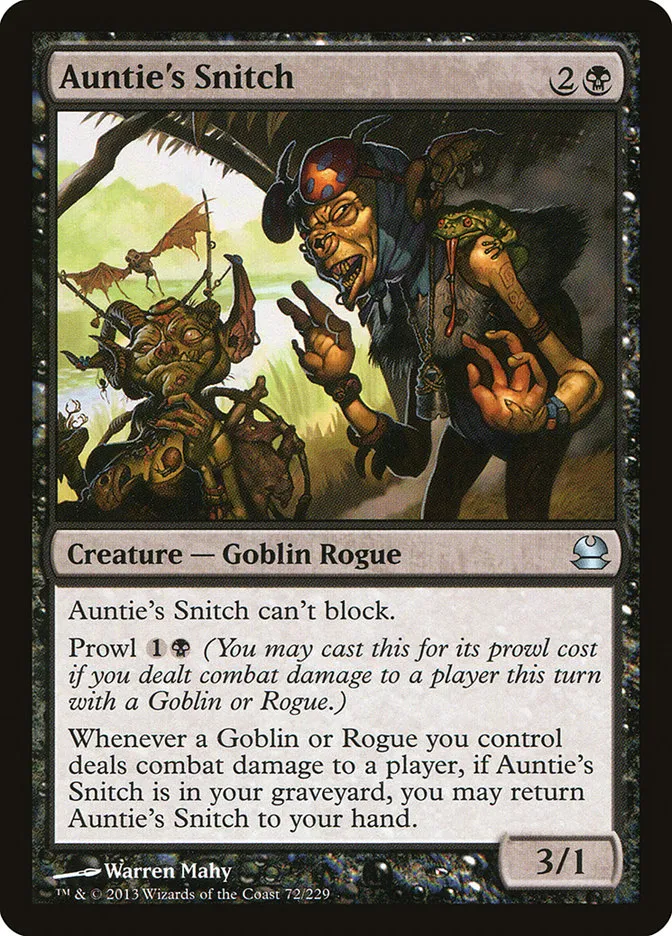 2013 Modern Masters Auntie's Snitch uncommon #72 unlisted card image