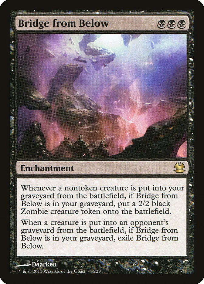 2013 Modern Masters Bridge from Below rare #74 unlisted card image