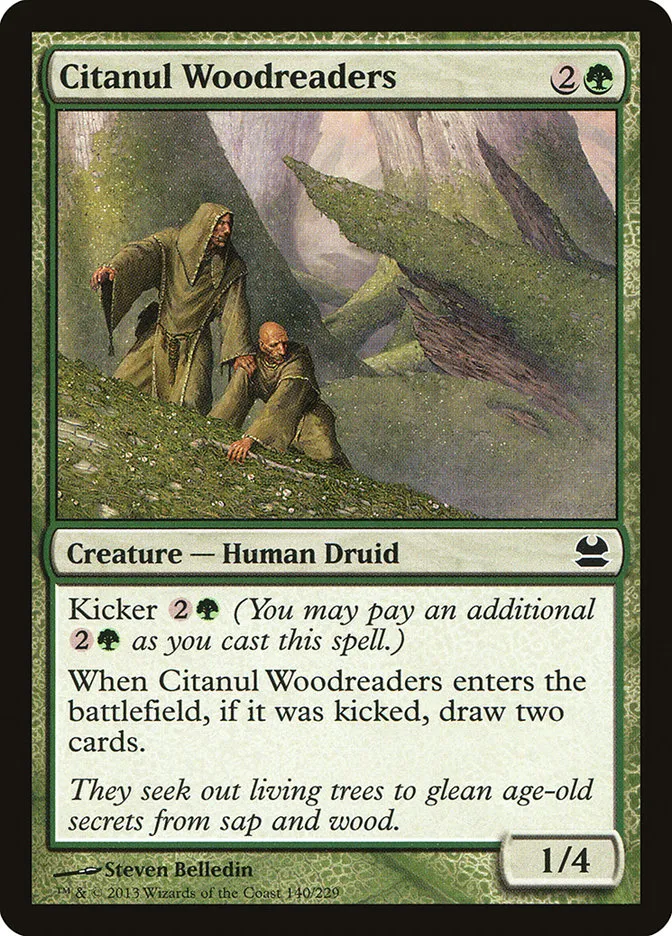2013 Modern Masters Citanul Woodreaders common #140 unlisted card image
