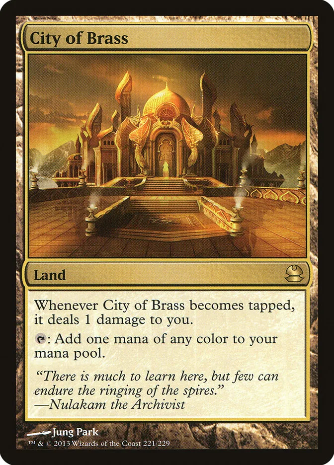 2013 Modern Masters City of Brass rare #221 unlisted card image