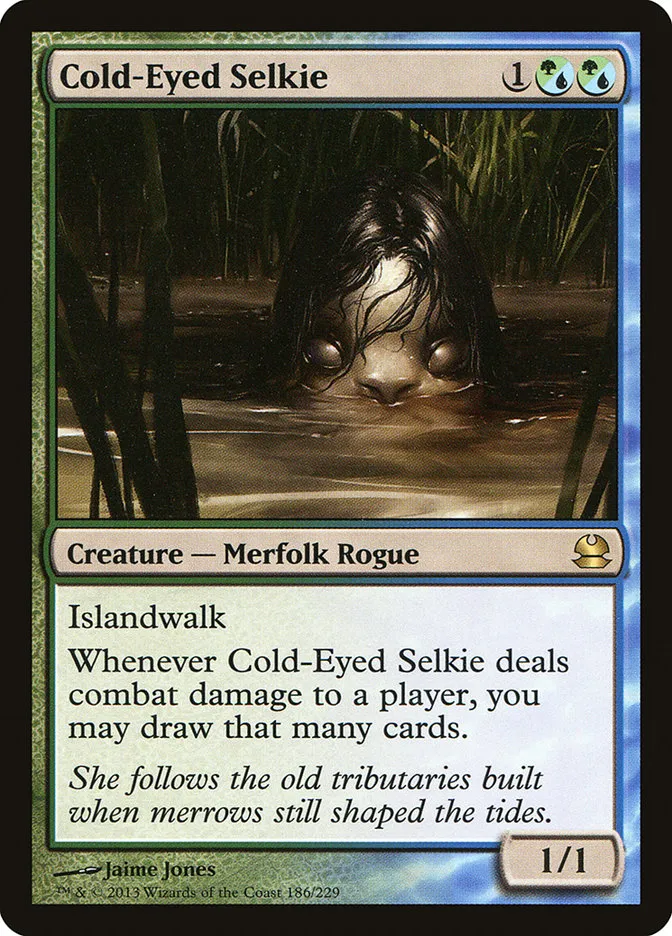 2013 Modern Masters Cold-Eyed Selkie rare #186 unlisted card image