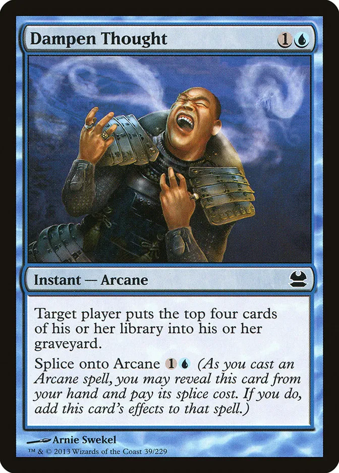 2013 Modern Masters Dampen Thought common #39 unlisted card image