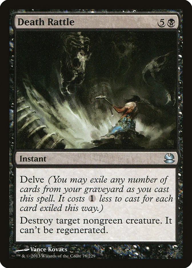 2013 Modern Masters Death Rattle uncommon #78 unlisted card image