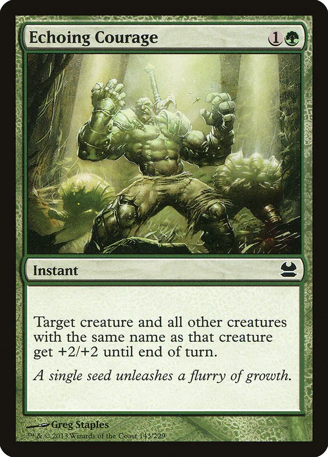 2013 Modern Masters Echoing Courage common #143 unlisted card image