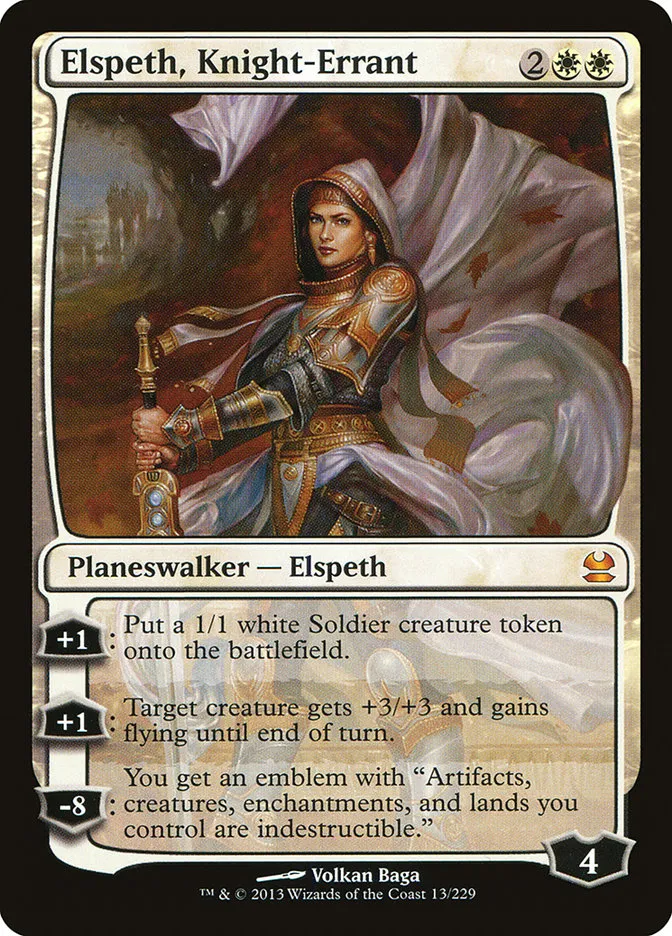 2013 Modern Masters Elspeth, Knight-Errant mythic #13 unlisted card image