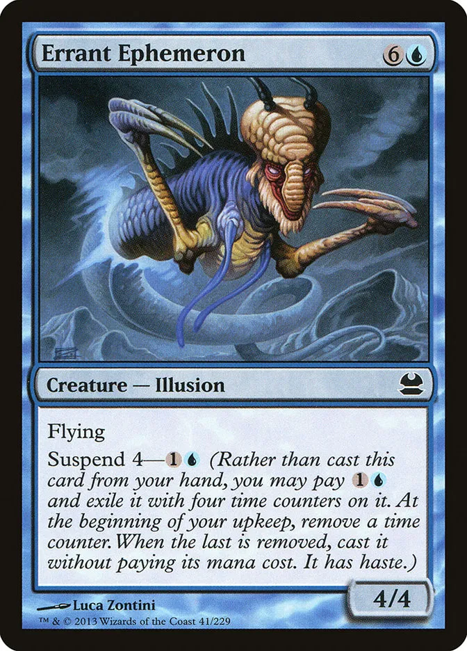 2013 Modern Masters Errant Ephemeron common #41 unlisted card image