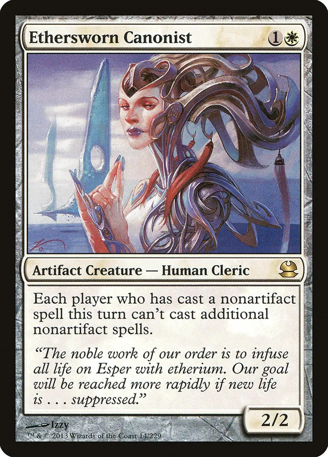 2013 Modern Masters Ethersworn Canonist rare #14 unlisted card image