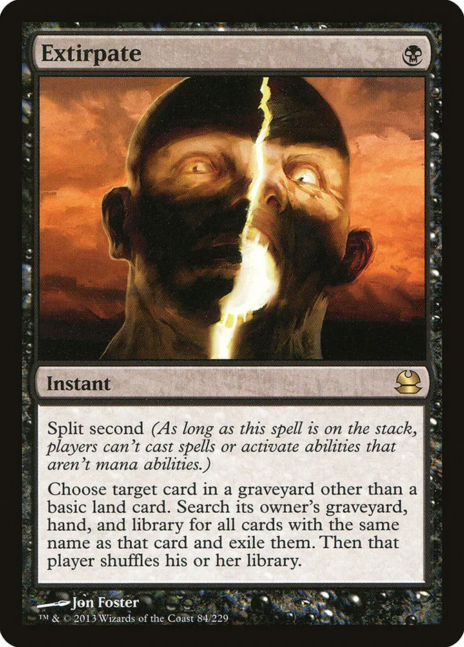 2013 Modern Masters Extirpate rare #84 unlisted card image