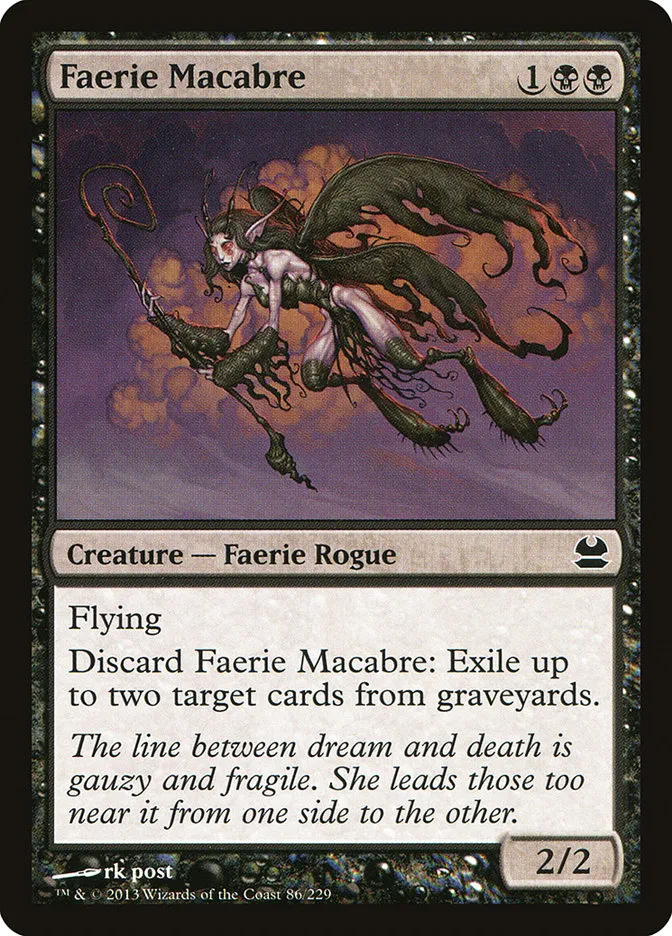 2013 Modern Masters Faerie Macabre common #86 unlisted card image