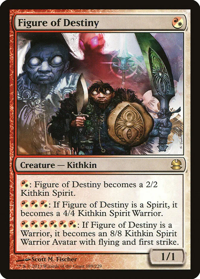 2013 Modern Masters Figure of Destiny rare #189 unlisted card image
