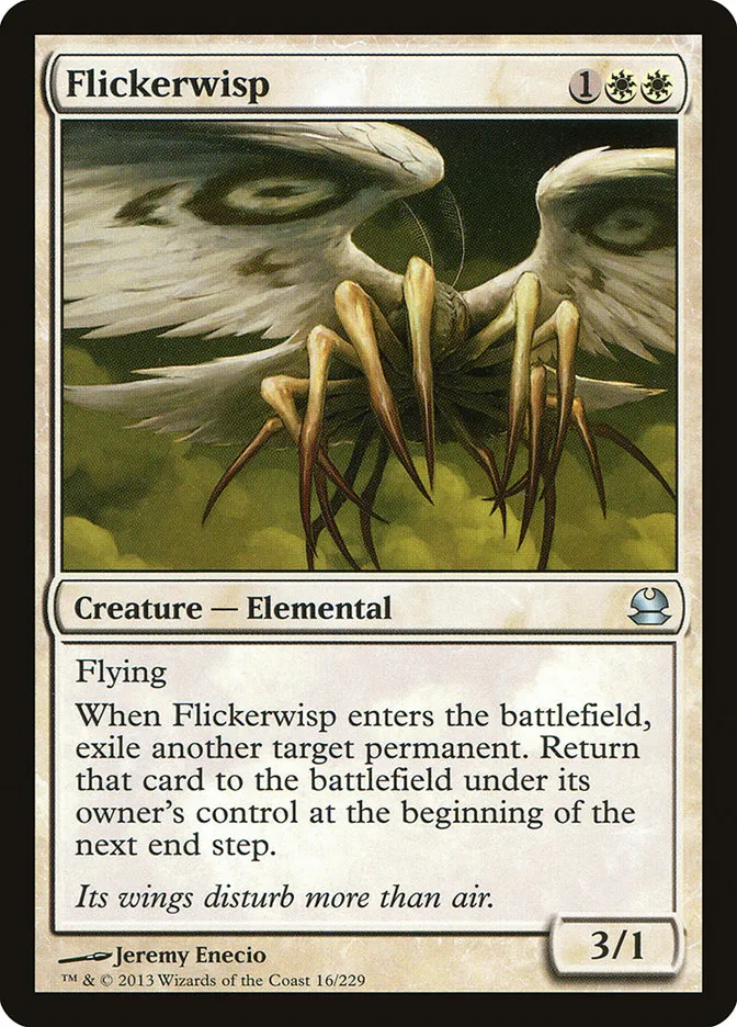 2013 Modern Masters Flickerwisp uncommon #16 unlisted card image