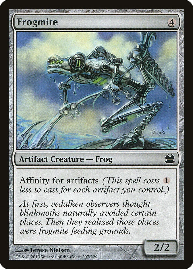 2013 Modern Masters Frogmite common #207 unlisted card image