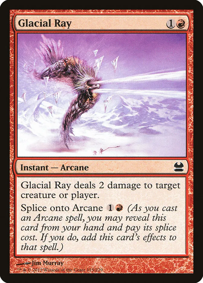 2013 Modern Masters Glacial Ray common #115 unlisted card image
