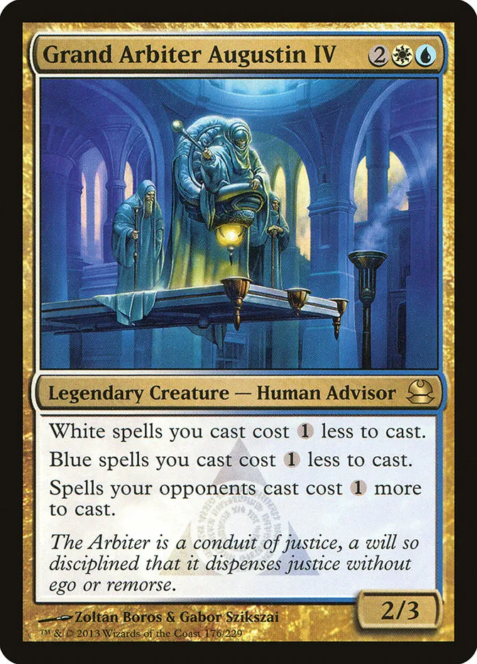 2013 Modern Masters Grand Arbiter Augustin IV rare #176 unlisted card image