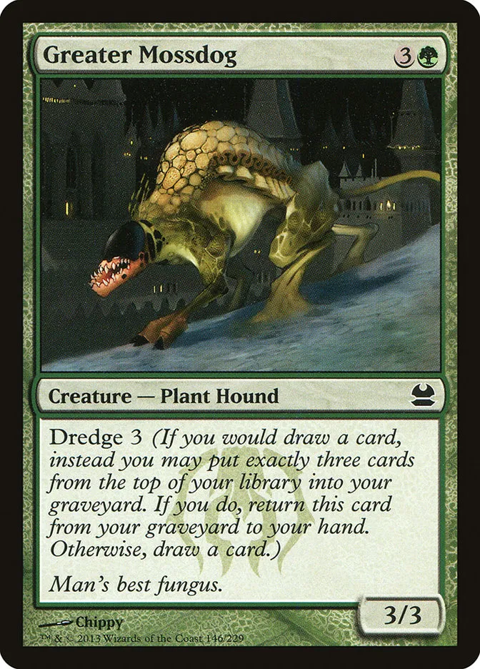 2013 Modern Masters Greater Mossdog common #146 unlisted card image