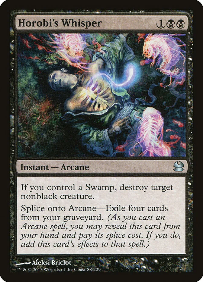 2013 Modern Masters Horobi's Whisper uncommon #88 unlisted card image